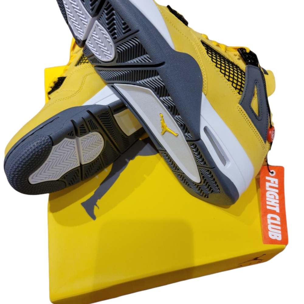 Air Jordan 4 Retro Lightning Shoes Size 11 - Picture 5 of 12